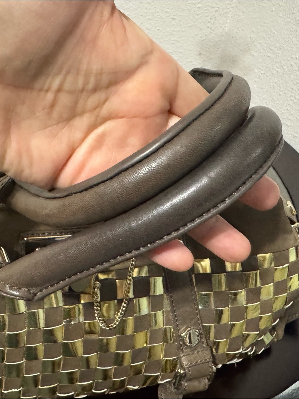 Marc Jacobs Metal Check Groovee Bag - Picture 14 of 16